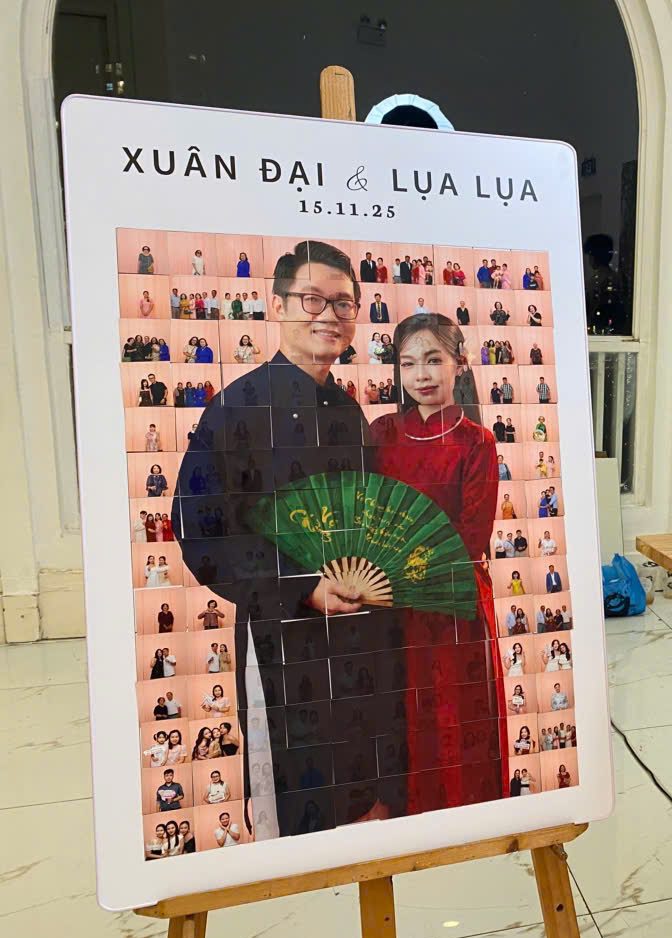 THUÊ 3 TIẾNG : PHOTOBOOTH + KHUNG ẢNH MOSAIC